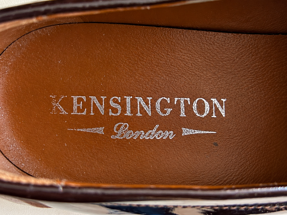 Kensington – Elegante Lackleder-Loafer in Dunkelbraun – Größe 37