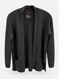 Lieblingsstück – Grobstrick-Cardigan in Anthrazit, Gr. 36