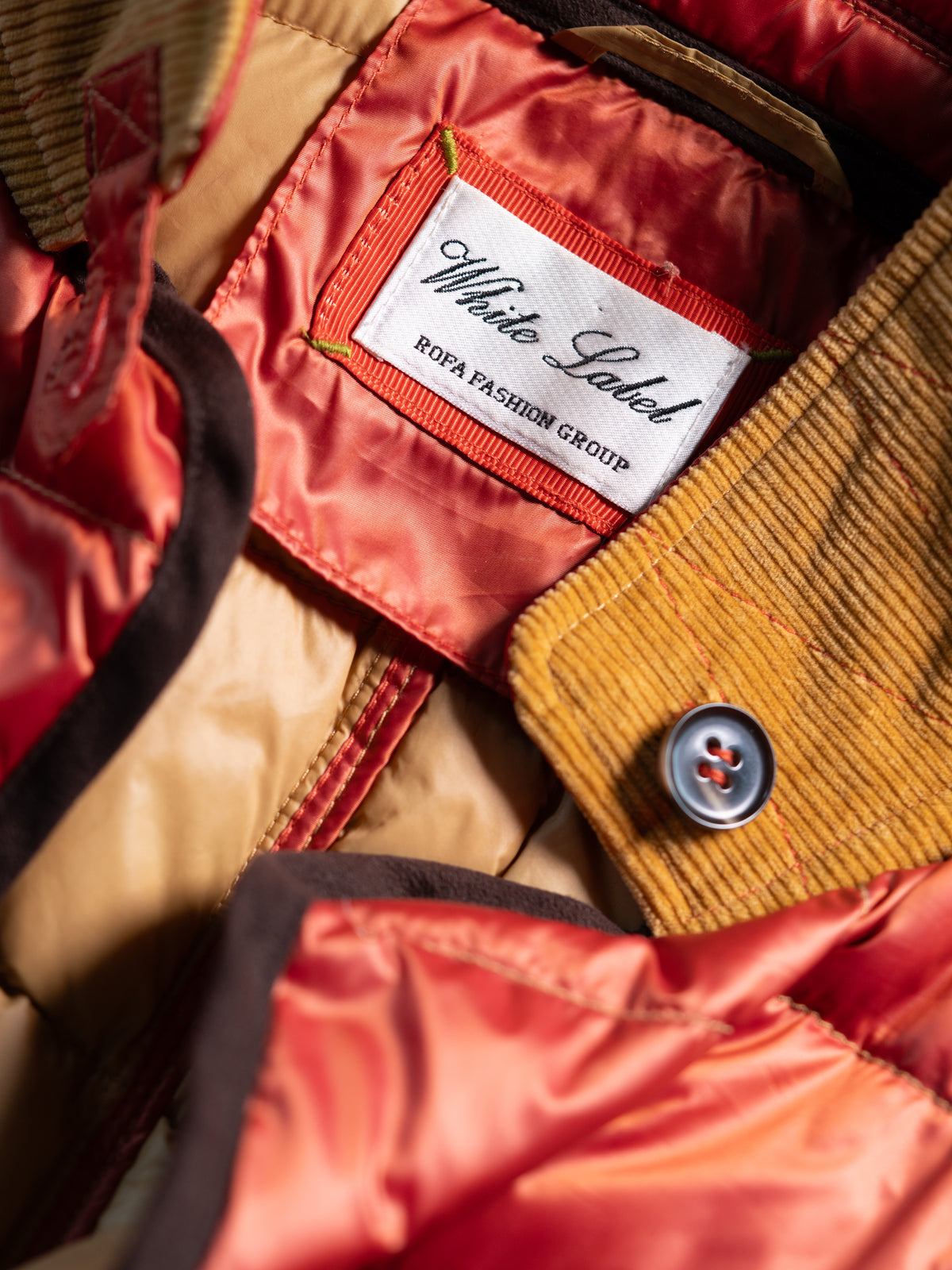 White Label Steppmantel – Größe 42 – Orange