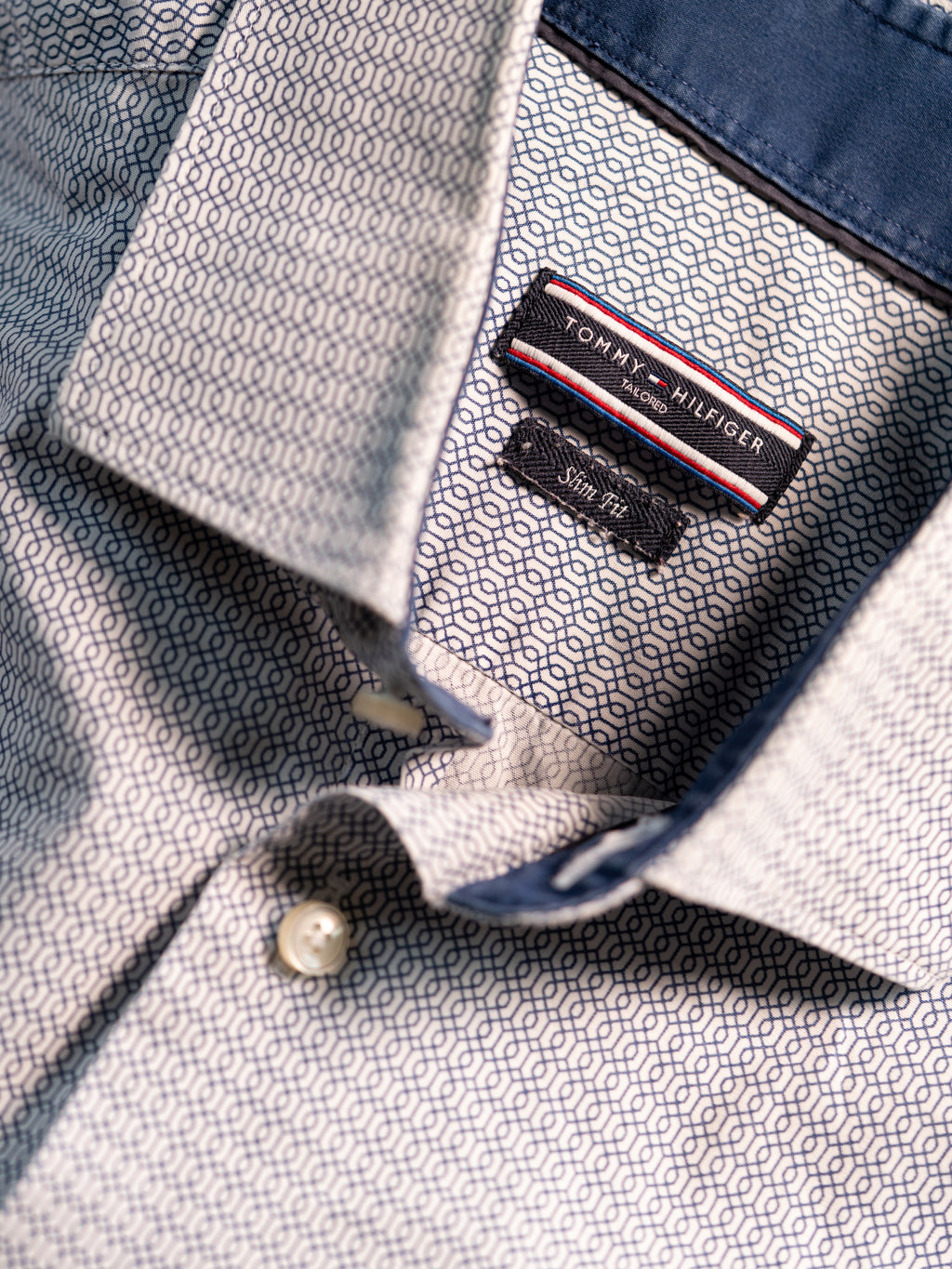 Tommy Hilfiger Herren Hemd – Kragenweite 40