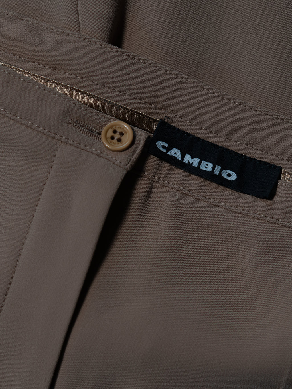 CAMBIO Hose in Beige – schlicht, lang, unkompliziert