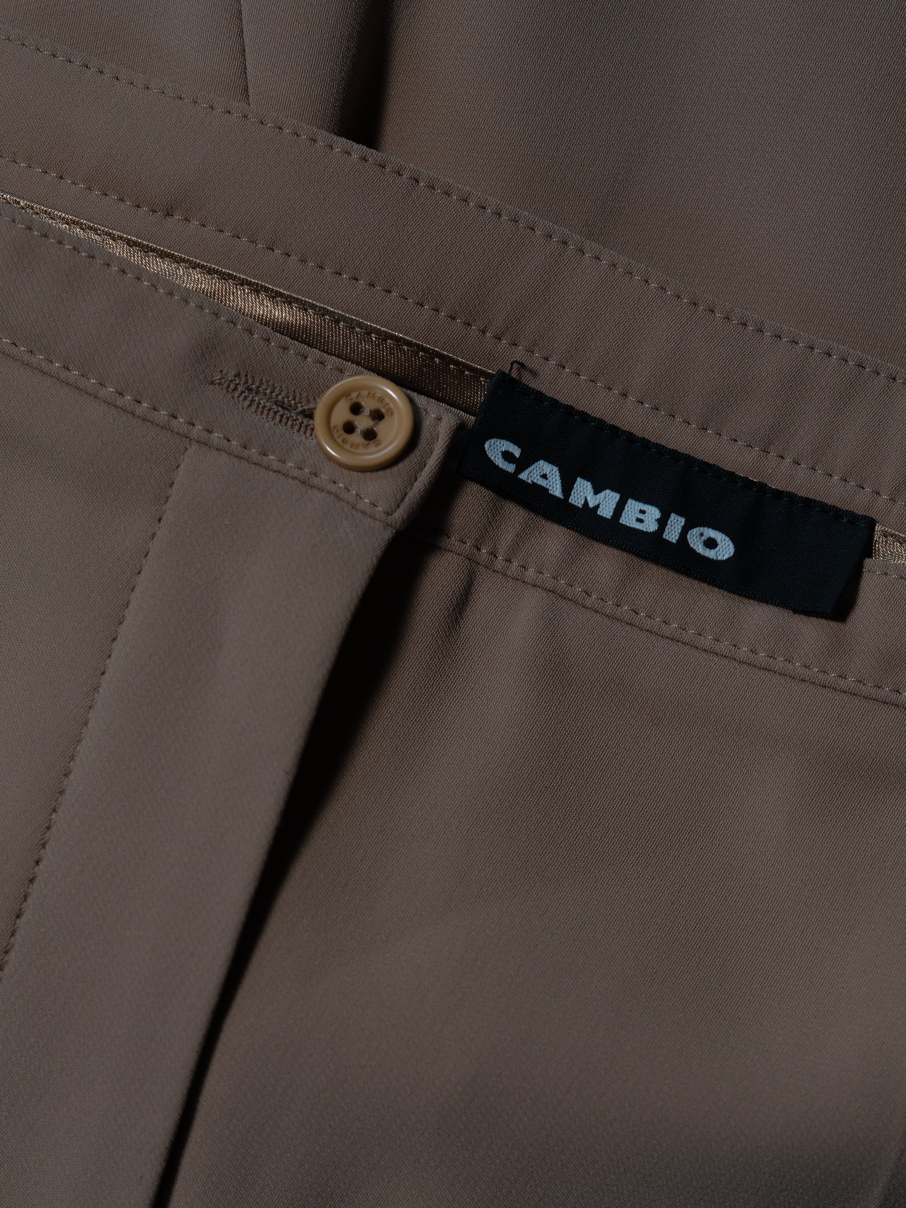 CAMBIO Hose in Beige – schlicht, lang, unkompliziert