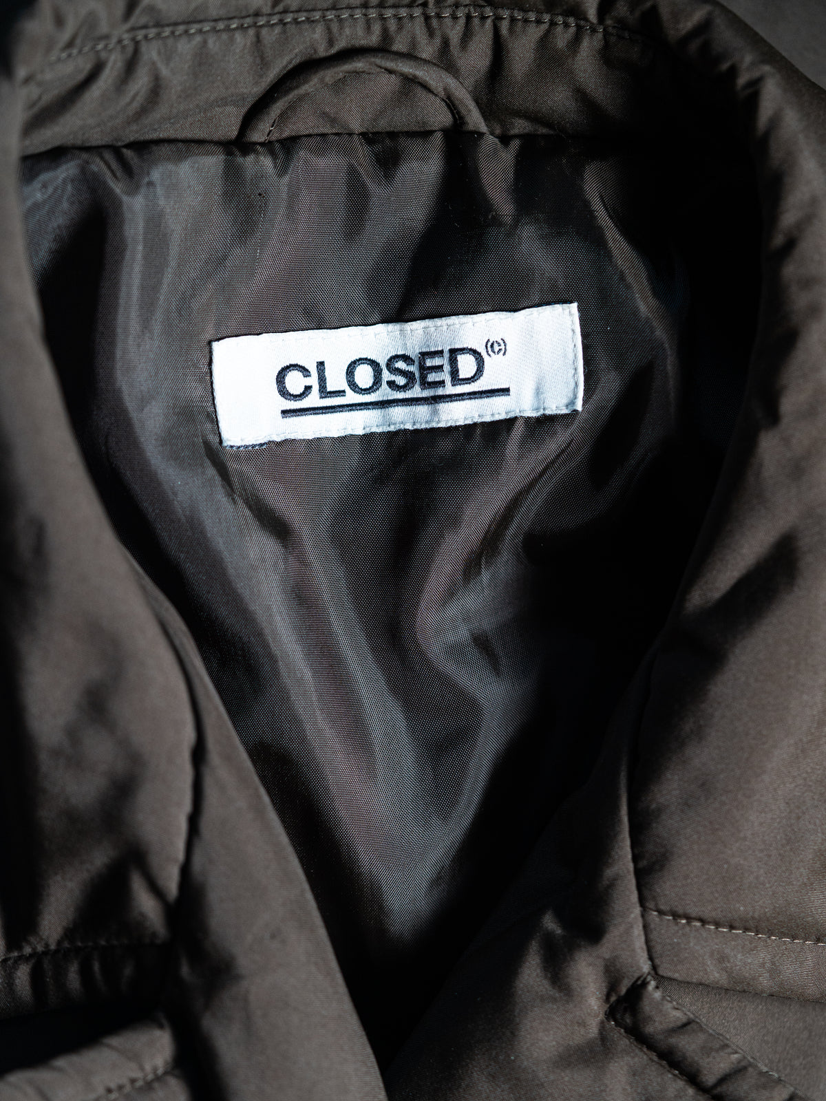 CLOSED Steppjacke – Dunkelbraun – Größe L