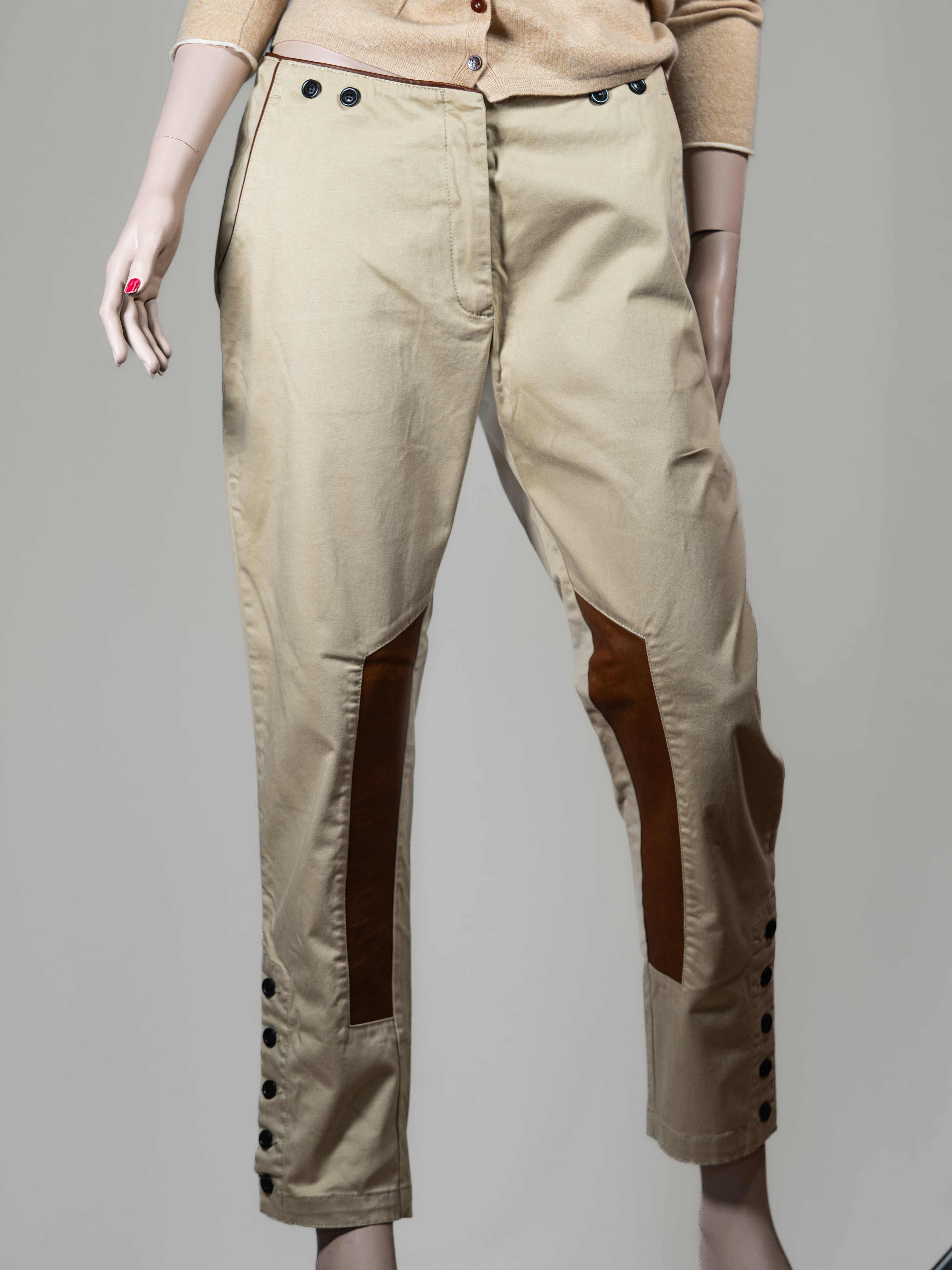 Luis Trenker Damen Hose – Größe 46 – Beige