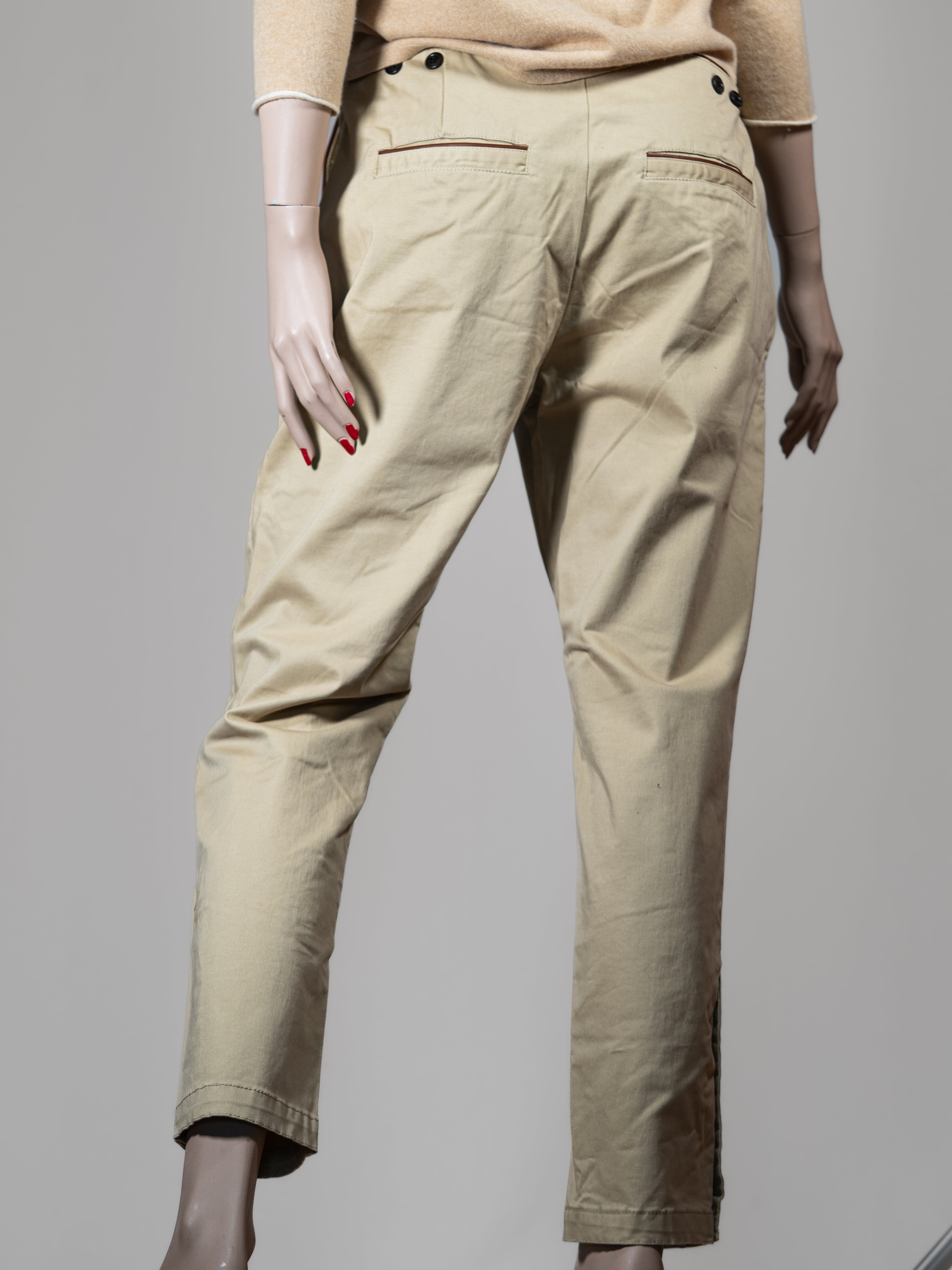 Luis Trenker Damen Hose – Größe 46 – Beige