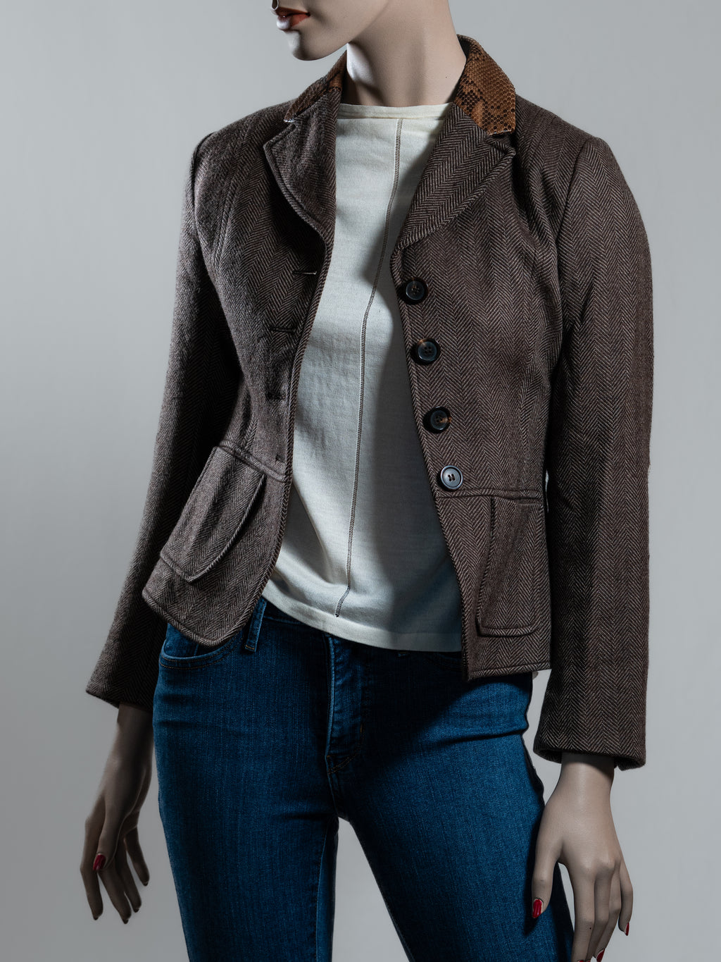 NVSCO Damen Blazer – Größe 38 – Braun