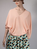 DRYKORN Longpullover in Apricot – schön viel davon