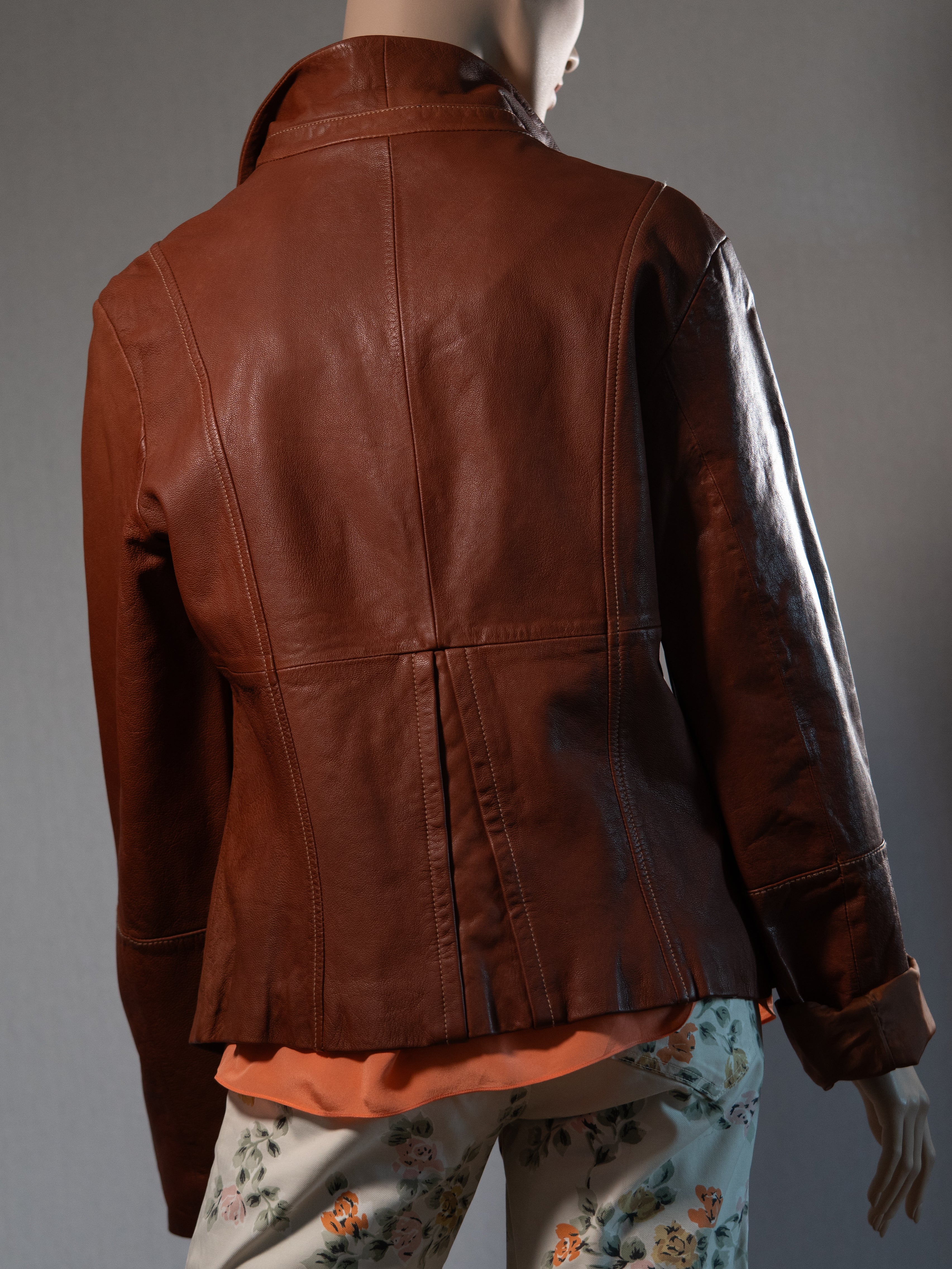 Lederjacke in Braun – lässiger Klassiker