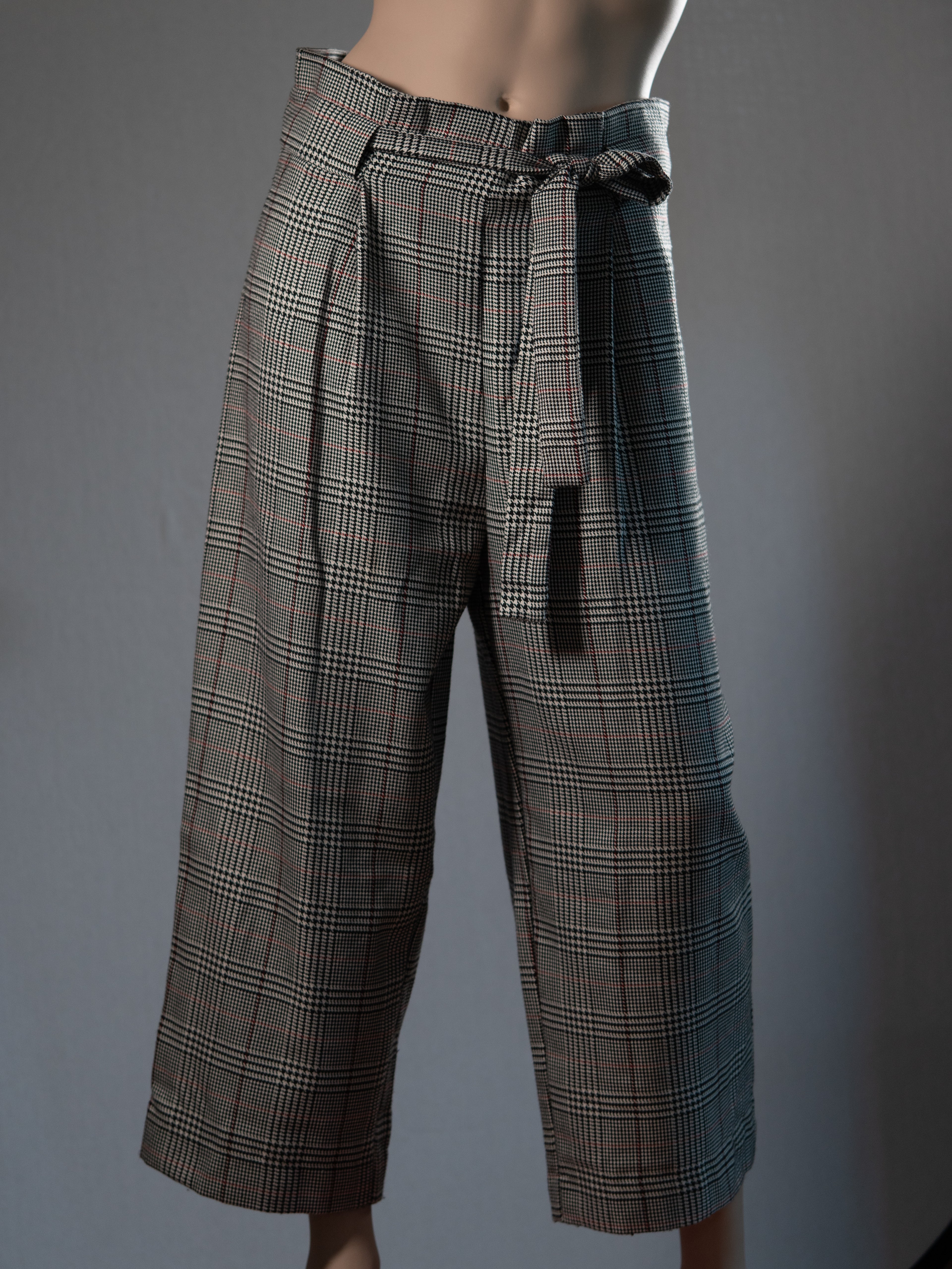 SECOND FEMALE Culotte mit Glencheck – der Schnitt macht den Look