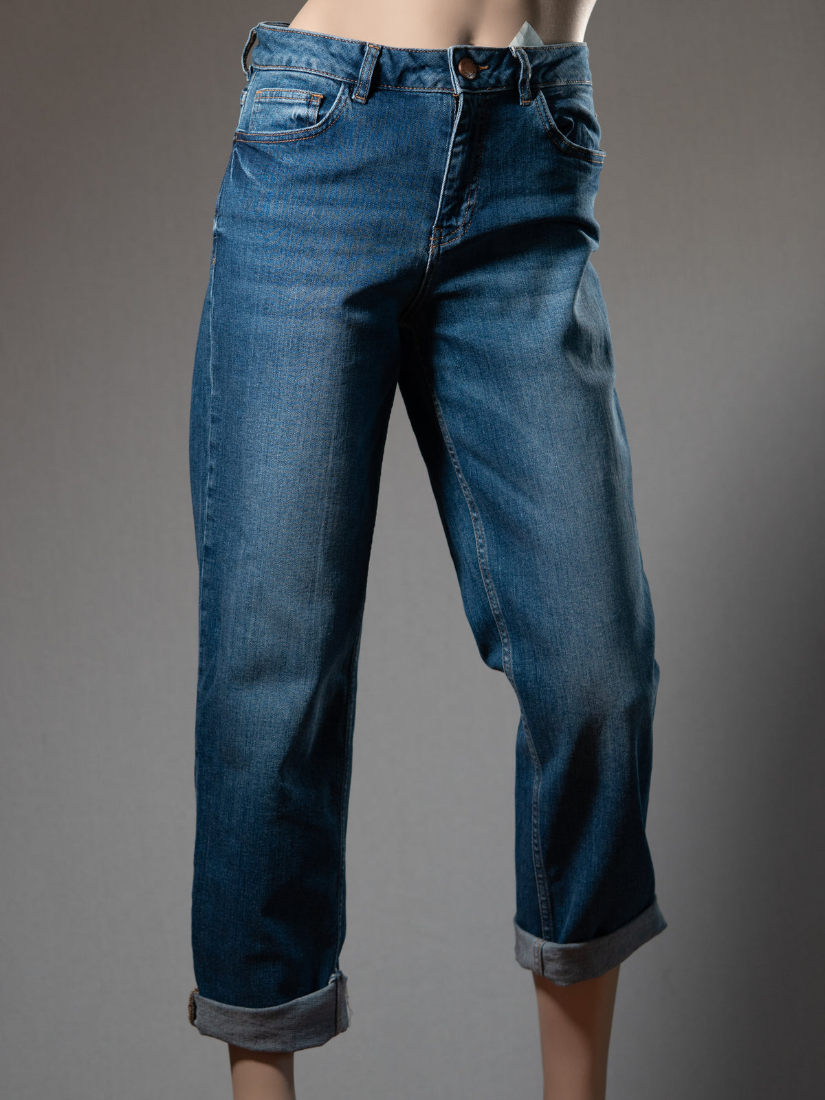 MOS MOSH Jeans in Blau – Denim mit lässiger Kante