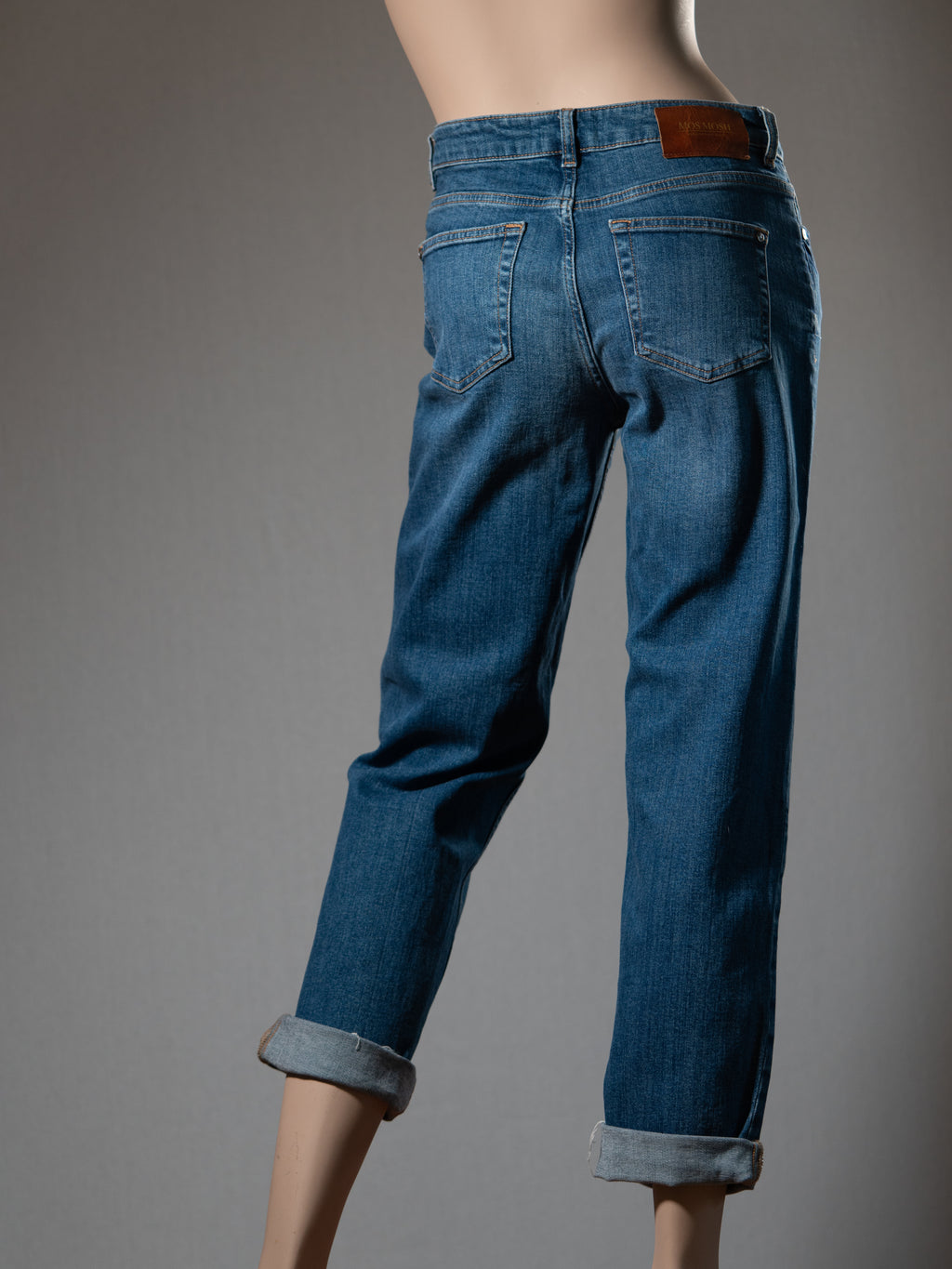 MOS MOSH Jeans in Blau – Denim mit lässiger Kante