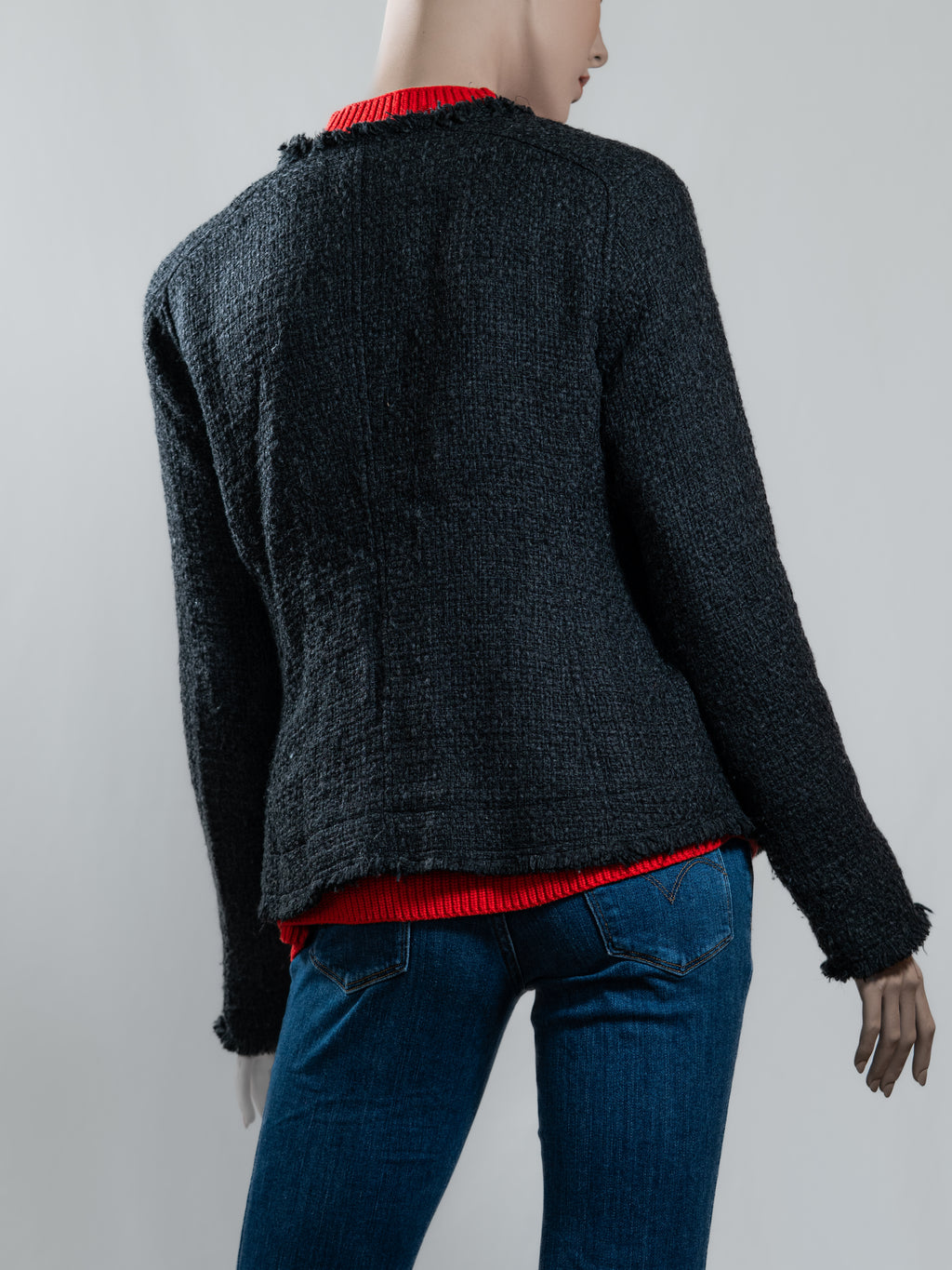Riani Jacke mit strukturierter Oberfläche – Anthrazit – Größe 40