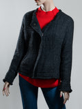 Riani Jacke mit strukturierter Oberfläche – Anthrazit – Größe 40
