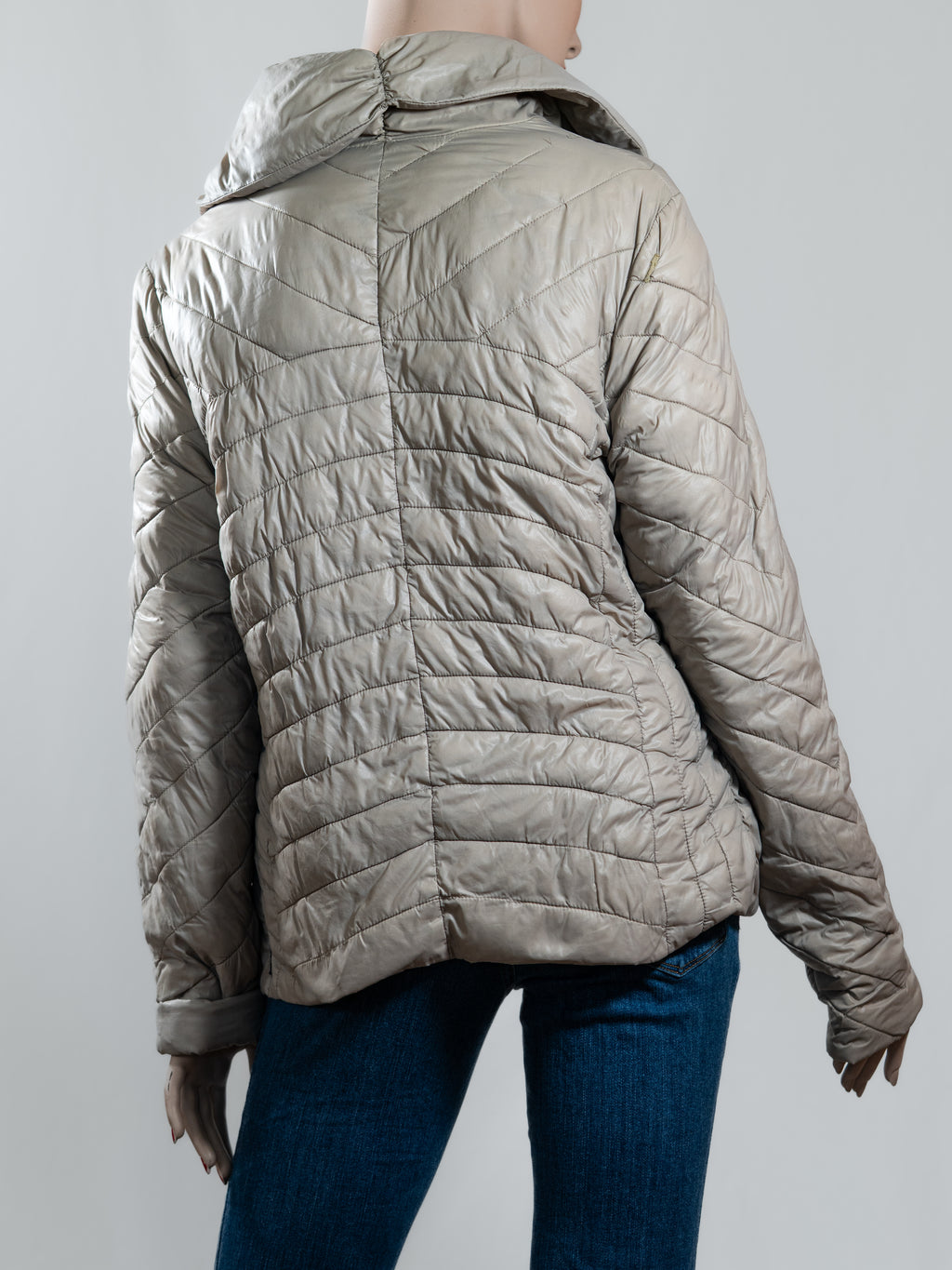 Armani Jeans Steppjacke – Beige / Taupe – Größe 42