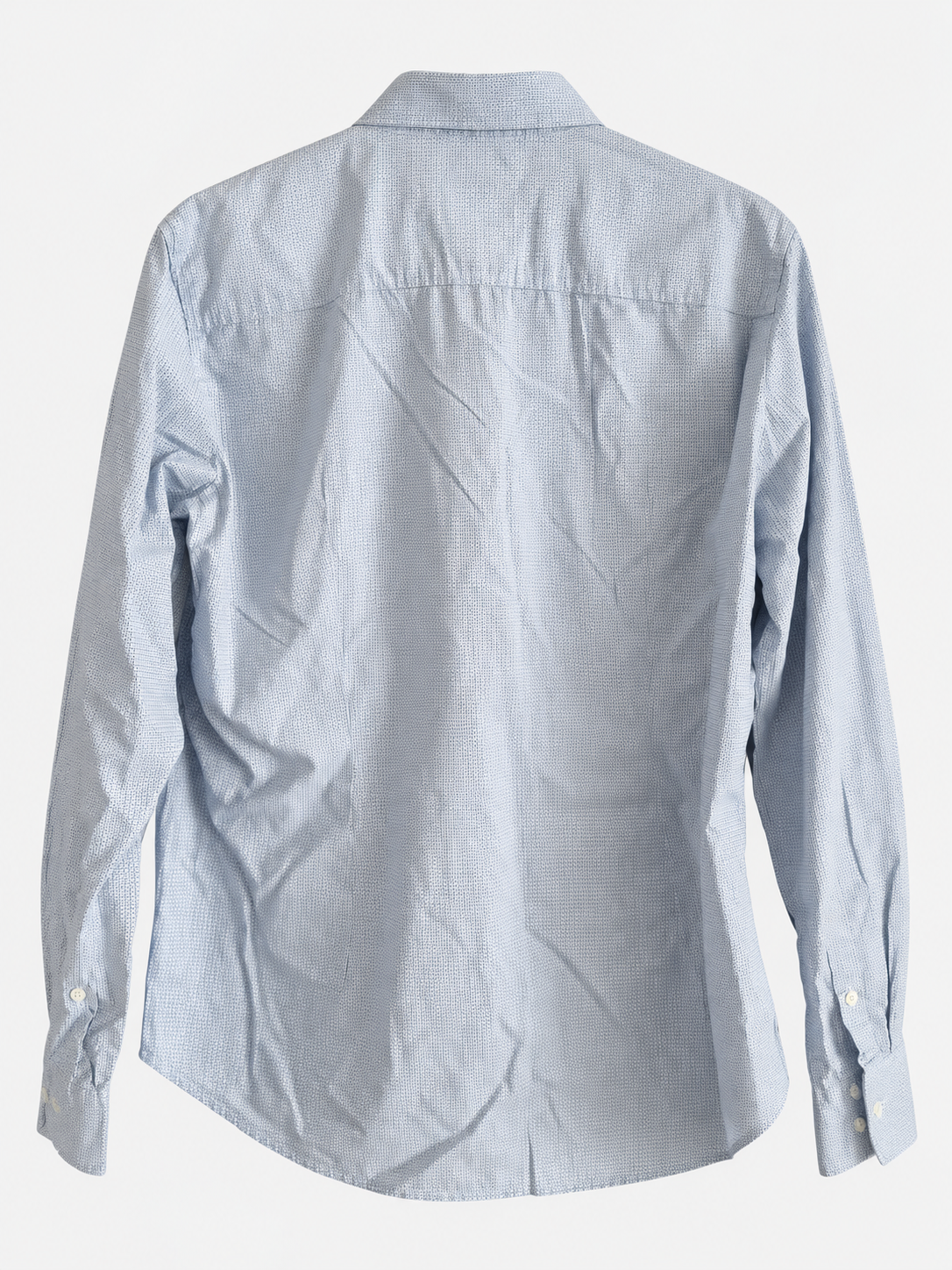 Marc O’Polo Bluse – Hellblau mit feinem Muster – Größe 38