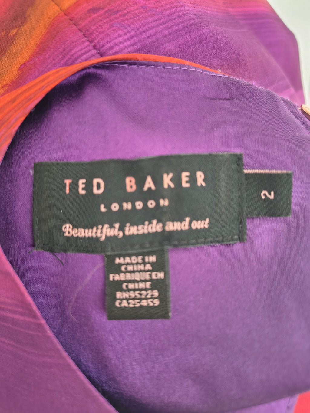 Ted Baker Kleid – Größe 2 (entspricht ca. S/M)