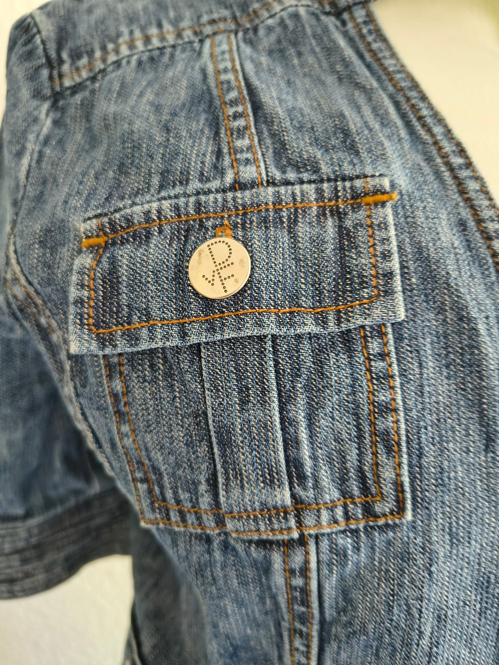 Diane von Furstenberg Wickelkleid – Größe 38 – Denim