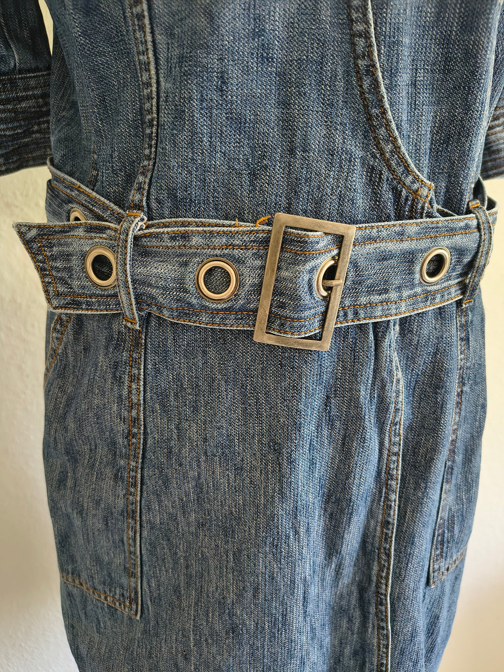 Diane von Furstenberg Wickelkleid – Größe 38 – Denim