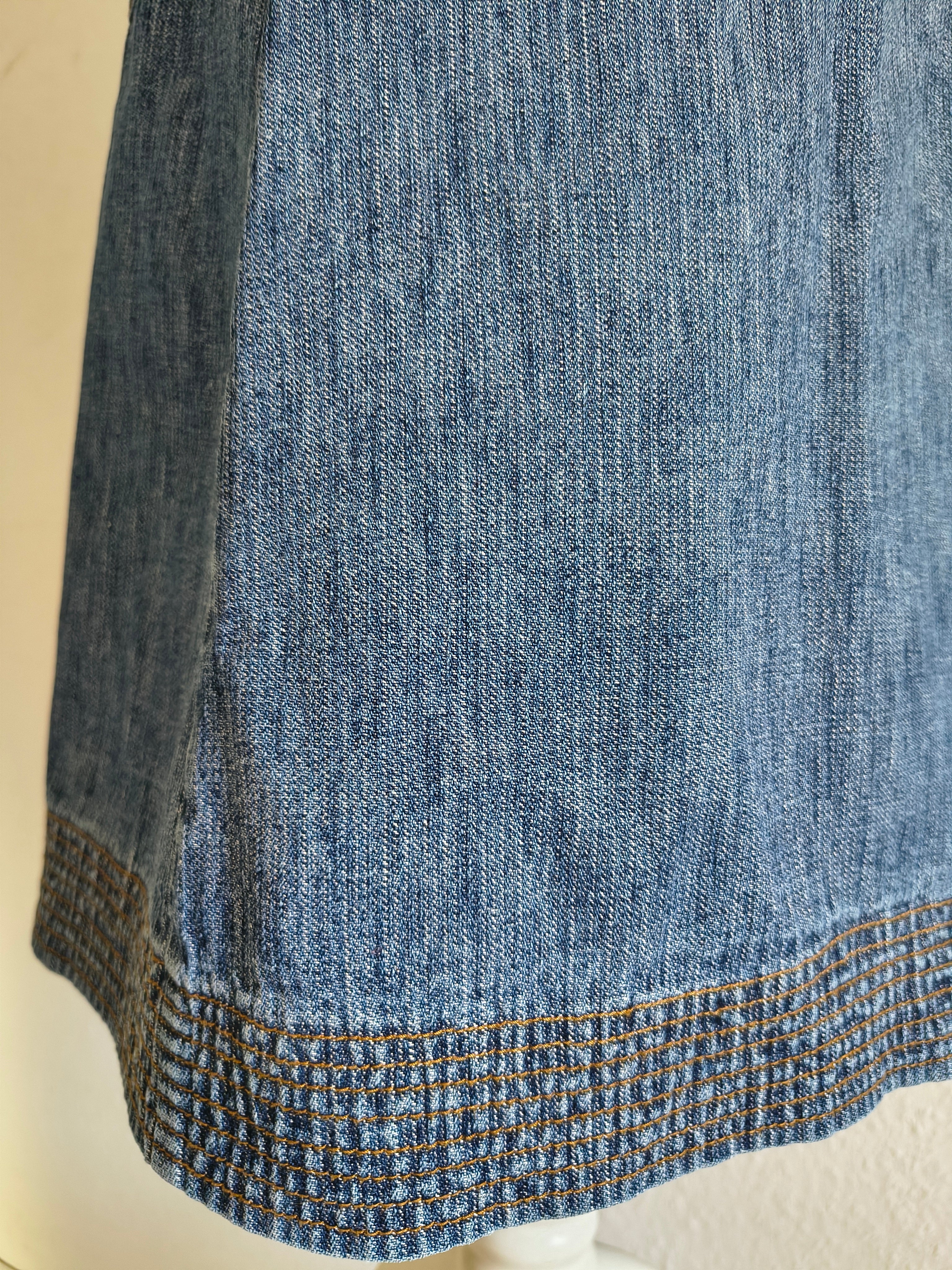 Diane von Furstenberg Wickelkleid – Größe 38 – Denim