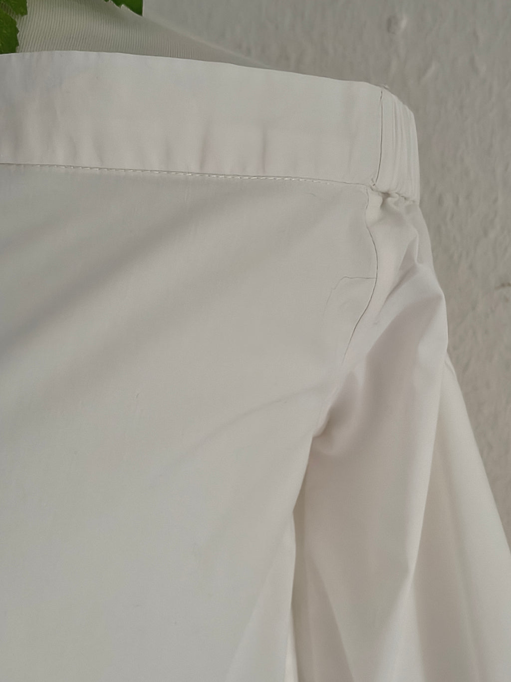 Steffen Schraut Bluse – Größe L – Weiß (Off-Shoulder)