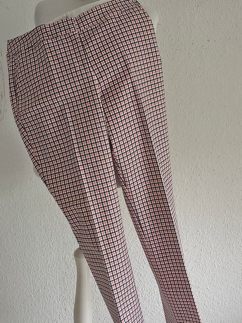 Boden Hose – Größe 38 (L) – Rosa/Blau Hahnentritt
