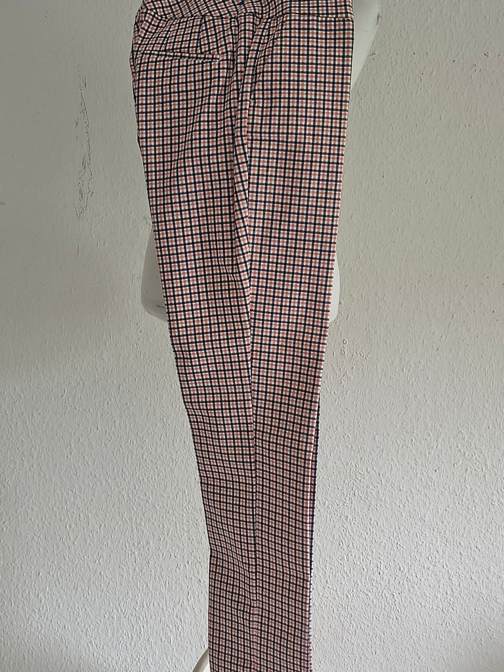 Boden Hose – Größe 38 (L) – Rosa/Blau Hahnentritt