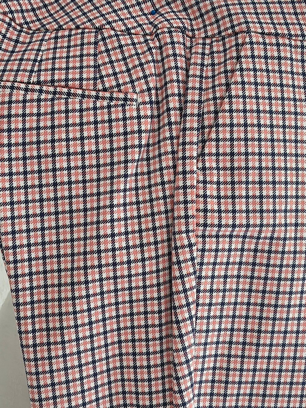 Boden Hose – Größe 38 (L) – Rosa/Blau Hahnentritt