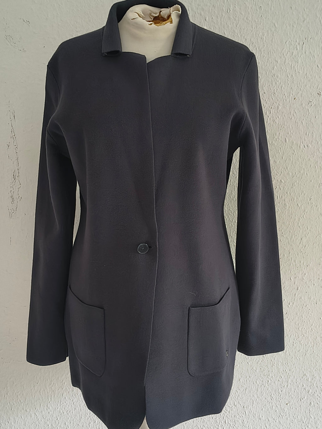 Marc O’Polo Strickjacke – Größe L – Dunkelblau
