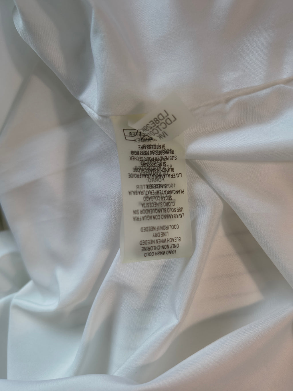 Karl Lagerfeld Kleid – Wollweiß mit feinen Streifen