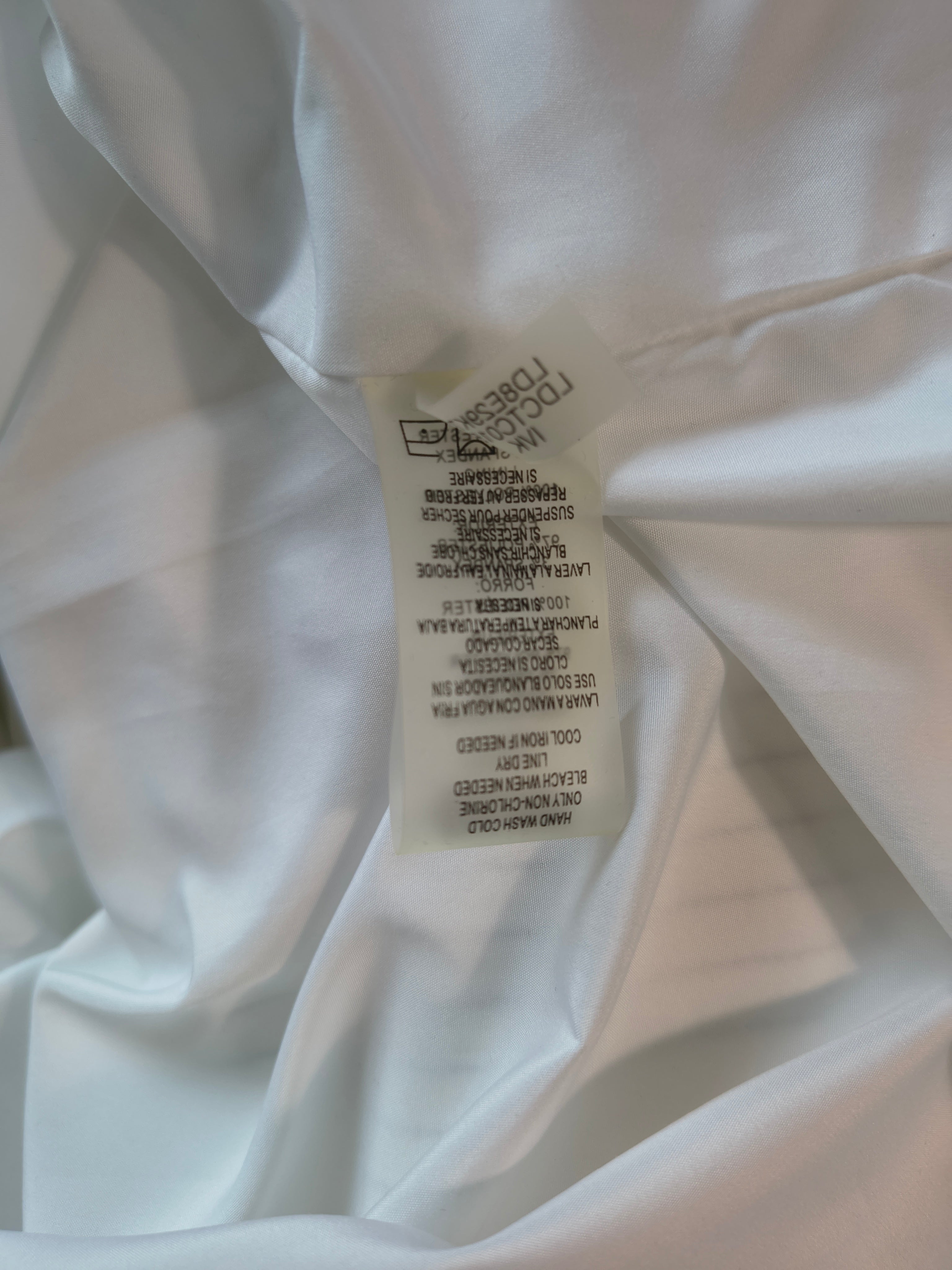 Karl Lagerfeld Kleid – Wollweiß mit feinen Streifen