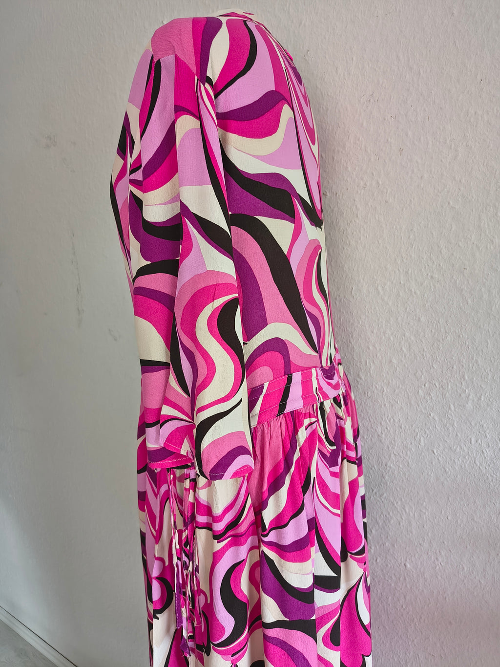 Lieblingsstück Kleid in Lila, Pink & Beige – Größe 40