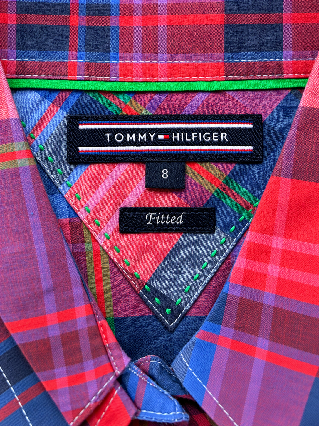 Tommy Hilfiger Bluse – Kariert – Gr. 8